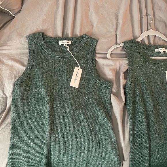 Gorgeous Emerald green shimmer tank- the Cora, by Another Love-size Medium - Picture 4 of 14